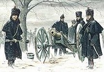 French artillery in winter.
Picture by Adrian George
