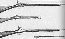 Carbines of British cavalry.
Source: Nosworthy's - With Musket, 
Cannon, and Sword.