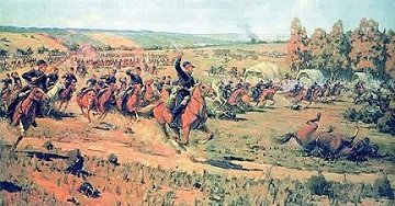 Cossacks at Borodino, 
picture by Zelihmann.