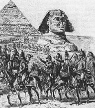 French cavalry in Egypt, 
picture by Detaille