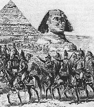 French cavalry in Egypt, 
picture by Detaille