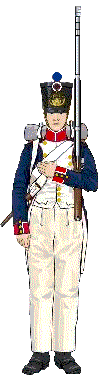 French fusilier in 1810, 
by Joineau
