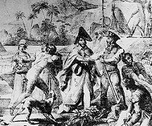 French officers in Texas