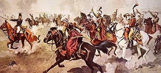 General Rapp leading Mamelukes
at Austerlitz 1805.