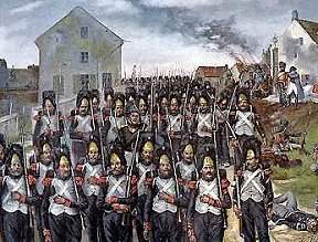 Grenadiers of the Old Guard 
during the campaign in France 
in 1814.