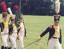 Irish Regiment, reenactors. 
Photo unknown author.