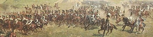 Russian cuirassiers at Borodino,
part of Borodino Panorama