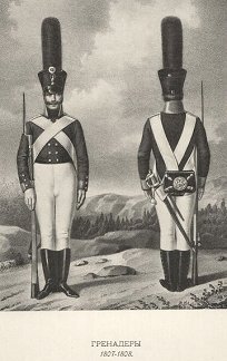 Russian infantryman in 1807