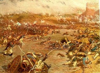 French infantry at Smolensk, 1812