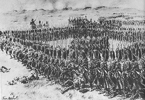 The 3rd Chasseurs at Waterloo, 
Picture by Jean Auge, France.