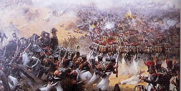 French infantry attack
Raievski Redoubt.