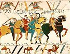 The Bayeux Tapestry depicts the
Battle of Hastings and the
events leading to it.