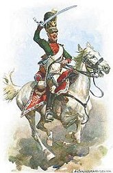 Bavarian chevauxlegere, 
picture by Anton Hoffmann.