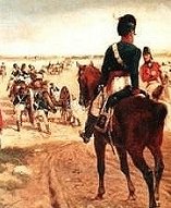 British horse artillery 
and artillery train 
at Bidassoa.