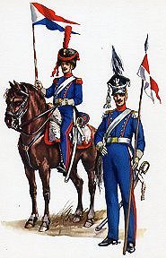 Privates of 
center and elite 
companies
of 8th Uhlans
in 1810-1812.
