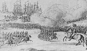 Retreat of the British from Corunna.
Picture by Naudet