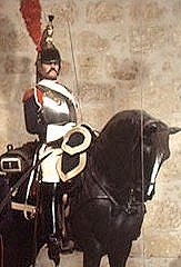 French cuirassier.