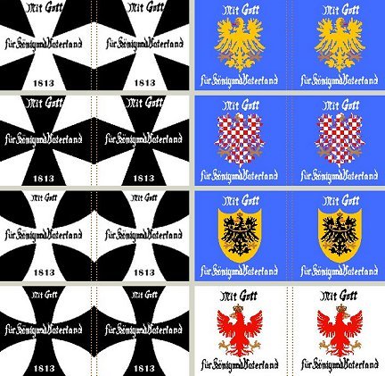 Flags of Prussian Landwehr