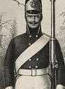 Russian dragoon,
picture by Viskovatov.