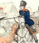 Prussian Landwehr cavalry.
Picture by Knotel.