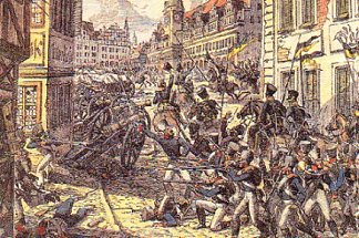 French infantry in Leipzig. 
Picture by Parhaiev, Russia