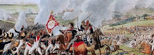 Fighting on the meadows before Leipzig