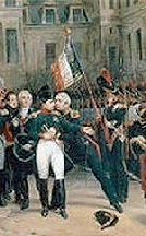Napoleon farewell in 1814.