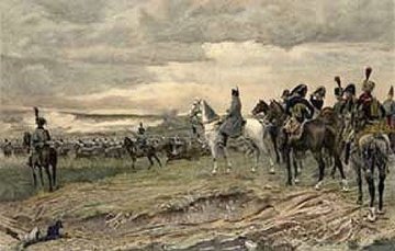 Napoleon and his generals.