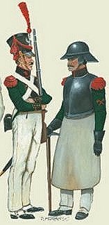 Polish foot gunner and engineer.  
Morawski and Nieuwazny -
Army of Duchy of Warsaw: 
artillery, engineers, sappers