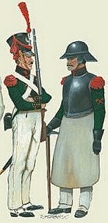 Polish foot gunner and engineer.  
Morawski and Nieuwazny -
Army of Duchy of Warsaw: 
artillery, engineers, sappers