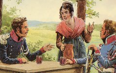 The Poles enjoy a drink in France.
Picture by Rousselot.