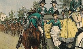 Prussian queen and 
the Queen's Own Dragoons 
in September 1806.