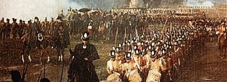 Retreat of the British army