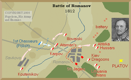 Battle of Romanov, 1812
