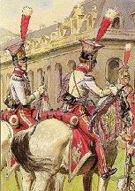Trumpeters of the 
Lighthorse in Paris. 
Picture by Rousselot, 
France.