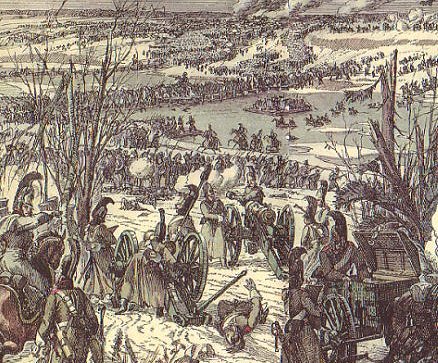 Russian horse artillery 
at Berezina River, 1812. 
Picture by Oleg Parkhaiev.
