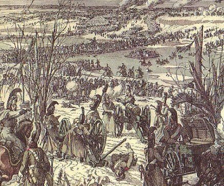 Russian horse artillery 
at Berezina River, 1812. 
Picture by Oleg Parkhaiev.