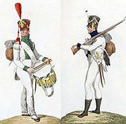 Saxon infantry.