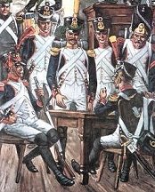 French line infantry 
1807-1811, 
by Funcken