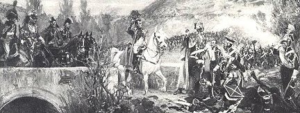 Emperor salutes the Poles 
after their charge. 
By W.Kossak.