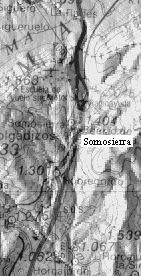 Map of Somosierra Pass