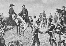 Wellington and Blucher 
at Waterloo.