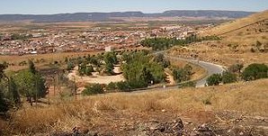 Terrain near Yebenes, 
in Spain.