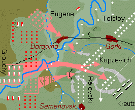 French 1st & 2nd attack on Raievski Redoubt