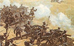 Russian artillery