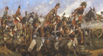 Austrian artillery in 1809 by K. Rocco