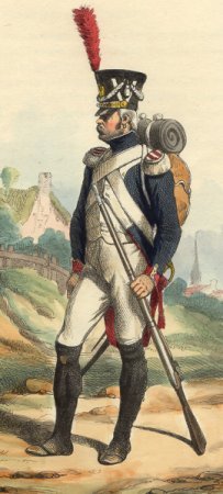 Fusilier-Grenadier, by Bellange