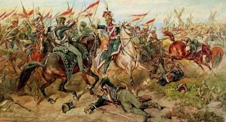 Cavalry combat at Petersvalde