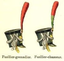 Shakos of the Guard Fusiliers
