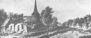 The village of Wachau after battle.
